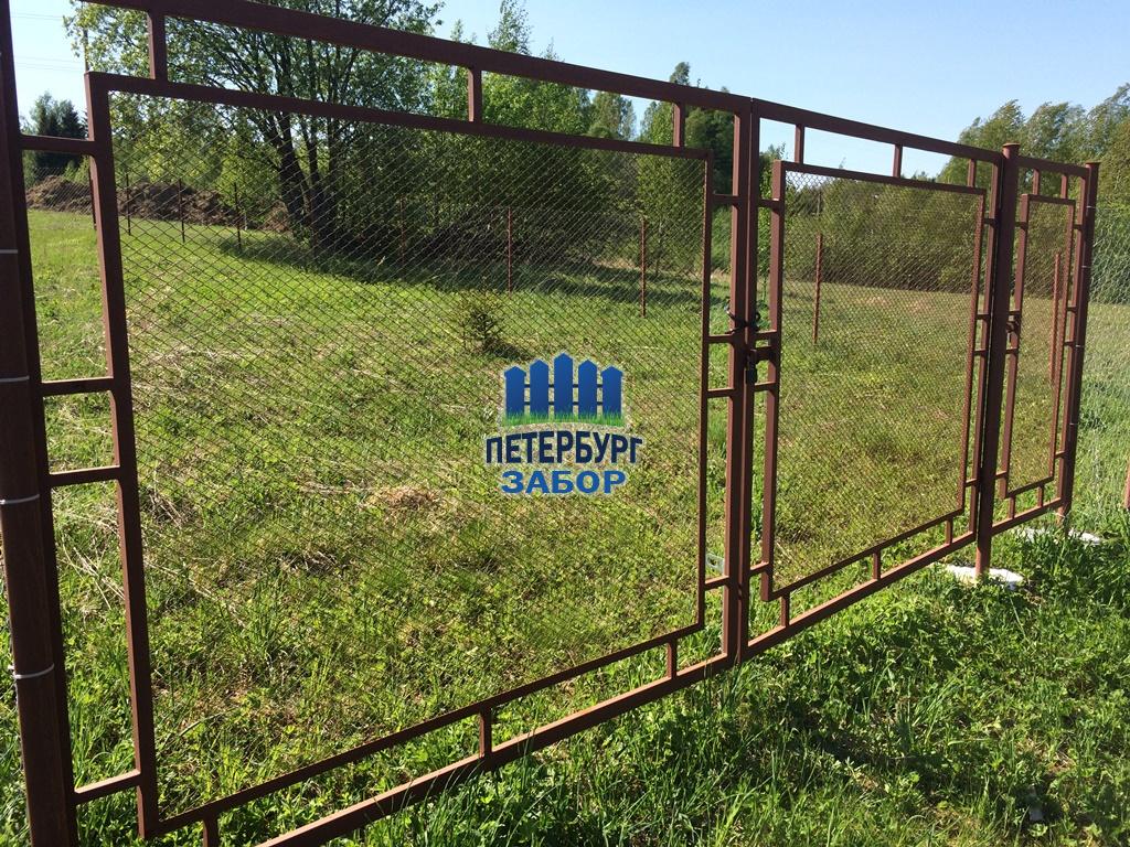 Забор из сетки рабицы в Иваново